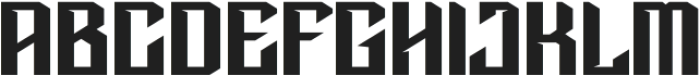 STRIGER Regular otf (400) Font LOWERCASE