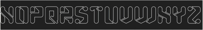 STRING THEORY-Hollow-Inverse otf (400) Font UPPERCASE