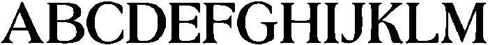 STSHorizon otf (400) Font UPPERCASE