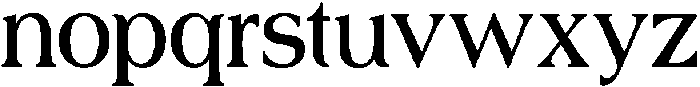 STSHorizon otf (400) Font LOWERCASE