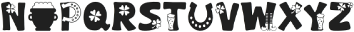 St Patrick Hat Regular otf (400) Font LOWERCASE