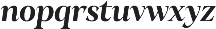 Stability Bold Italic otf (700) Font LOWERCASE