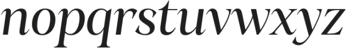 Stability Medium Italic otf (500) Font LOWERCASE