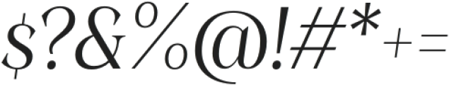 Stability Regular Italic otf (400) Font OTHER CHARS