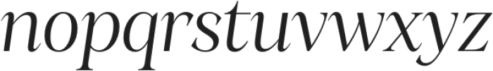 Stability Regular Italic otf (400) Font LOWERCASE