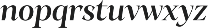 Stability SemiBold Italic otf (600) Font LOWERCASE