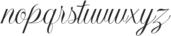 Stacey Regular otf (400) Font LOWERCASE