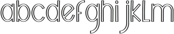 Stacked  Outline Regular otf (400) FONT