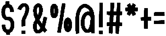 Stacked Regular otf (400) Font OTHER CHARS