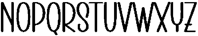 Stacked Regular otf (400) Font UPPERCASE