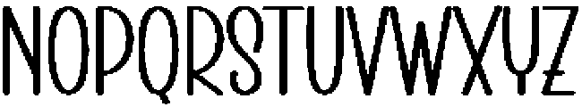 Stacked Regular otf (400) Font LOWERCASE