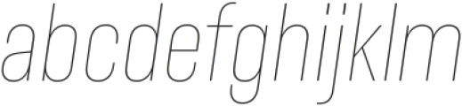 Stadtmitte UltraLight Italic otf (300) Font LOWERCASE