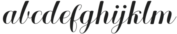 Stafani Regular otf (400) Font LOWERCASE