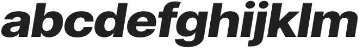 Stage Grotesk ExtraBold Italic otf (700) Font LOWERCASE