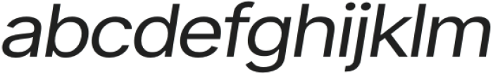 Stage Grotesk Italic otf (400) Font LOWERCASE