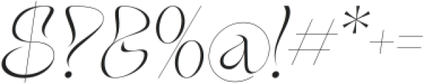 Stager Italic ttf (400) Font OTHER CHARS