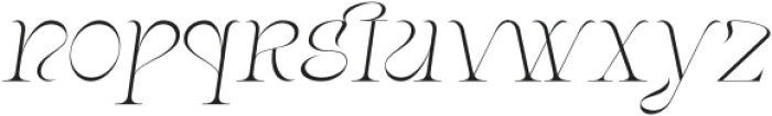 Stager Italic ttf (400) Font LOWERCASE