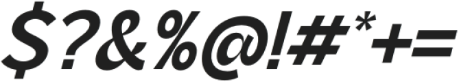 Stagnan Semi Bold Italic otf (600) Font OTHER CHARS