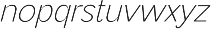 Stagnan Thin Italic otf (100) Font LOWERCASE