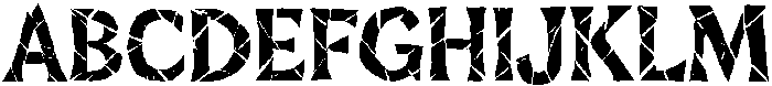 Stained Glass Regular otf (400) Font UPPERCASE