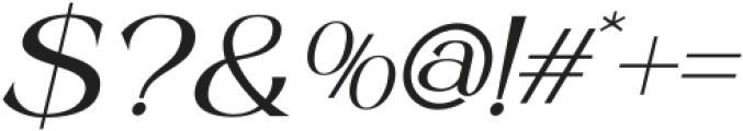 Stainger Extra Light Italic otf (200) Font OTHER CHARS