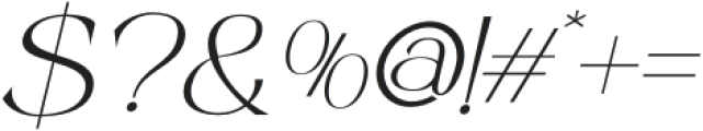 Stainger Hairline Italic otf (100) Font OTHER CHARS
