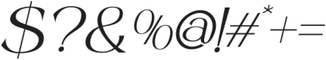 Stainger Thin Italic otf (100) Font OTHER CHARS