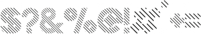 Stampbor Lines otf (400) Font OTHER CHARS