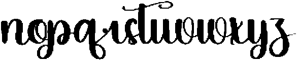 Standard Regular otf (400) Font LOWERCASE