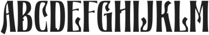 Stander Regular otf (400) Font LOWERCASE