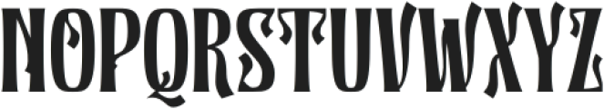 Stander Regular otf (400) Font LOWERCASE