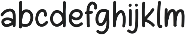 StandingRegular otf (400) Font LOWERCASE