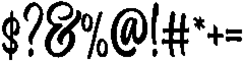 Standout otf (400) Font OTHER CHARS