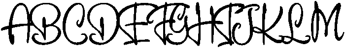 Standout otf (400) Font UPPERCASE