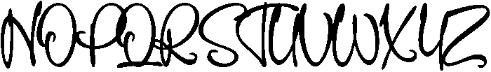 Standout otf (400) Font UPPERCASE