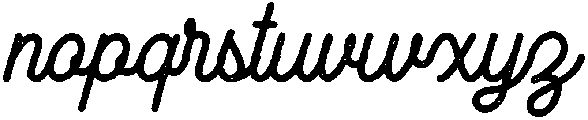 Stanley otf (400) Font LOWERCASE