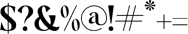 Stanley otf (400) Font OTHER CHARS