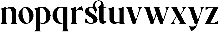 Stanley otf (400) Font LOWERCASE