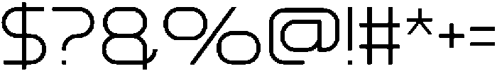 Stanza Regular otf (400) Font OTHER CHARS