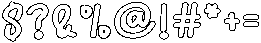 Star Awesome Regular otf (400) Font OTHER CHARS