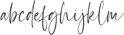 Star Blush Script otf (400) Font LOWERCASE