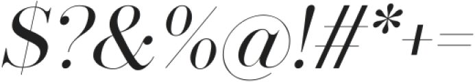Star Blush Serif Italic otf (400) Font OTHER CHARS