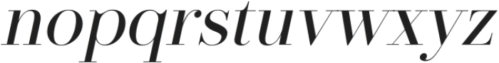 Star Blush Serif Italic otf (400) Font LOWERCASE