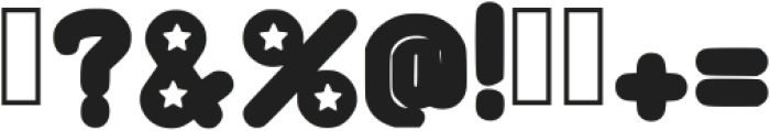 Star Boy Regular otf (400) Font OTHER CHARS