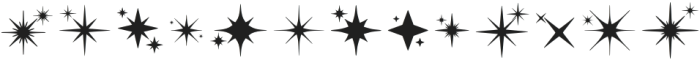 Star Sparkle Regular otf (400) Font UPPERCASE