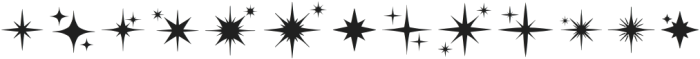 Star Sparkle Regular otf (400) Font LOWERCASE