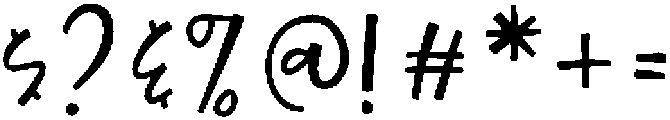 Starburst otf (400) Font OTHER CHARS