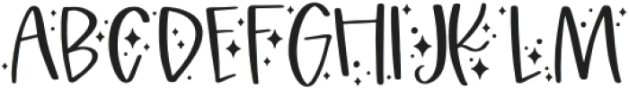 Stardust Spell Sans Regular otf (400) Font UPPERCASE