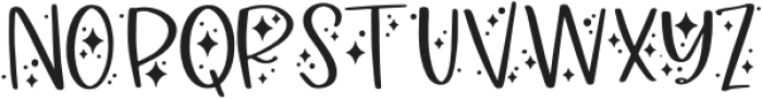 Stardust Spell Sans Regular otf (400) Font UPPERCASE