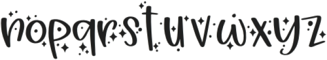 Stardust Spell Sans Regular otf (400) Font LOWERCASE